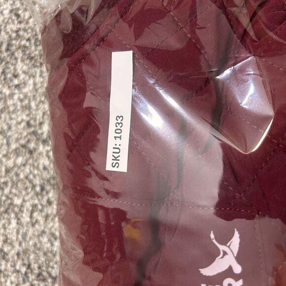 Eddie Bauer Women's Medium Red Jacket Quilted Full-Zip Fleece - Picture 13 of 13